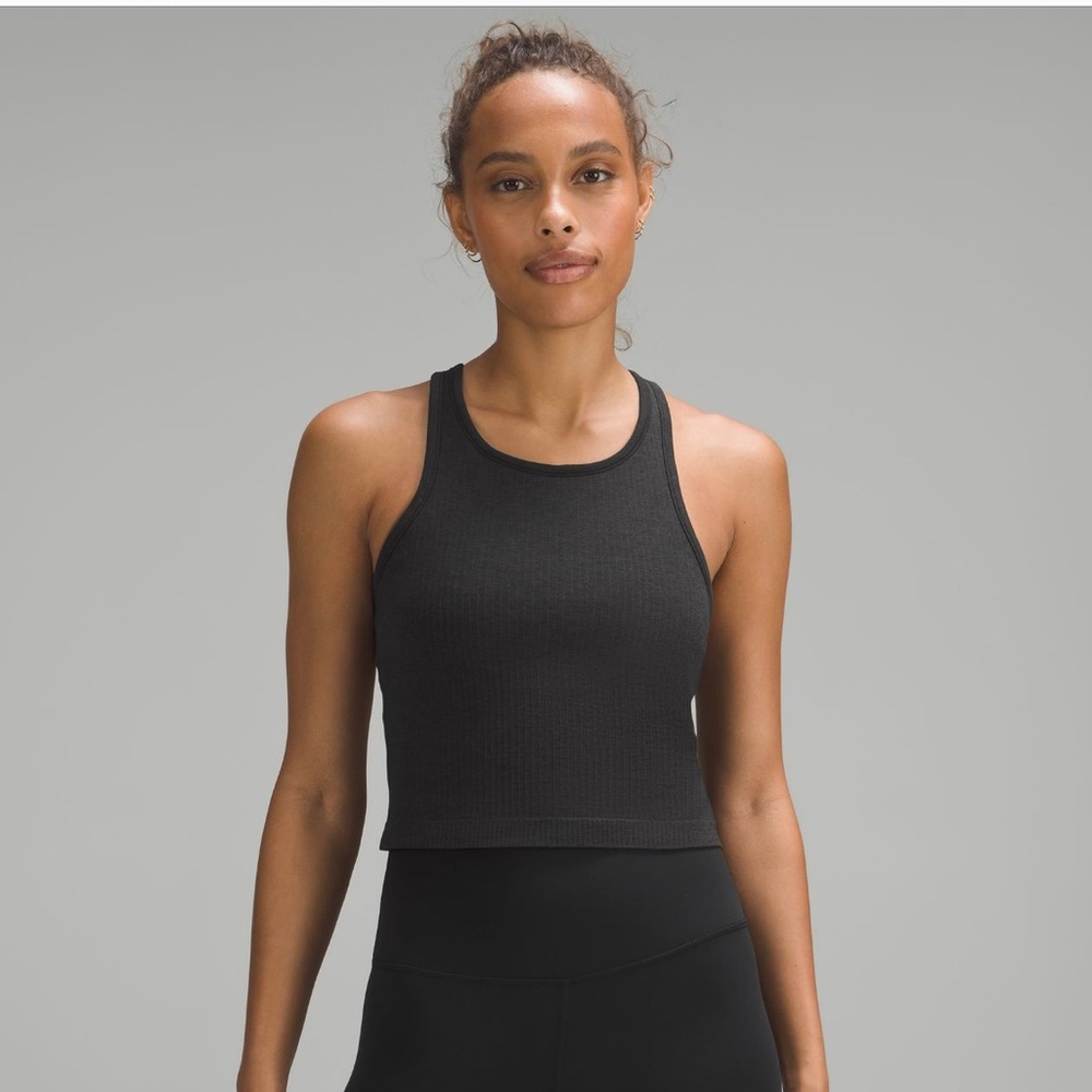 Lululemon Ebb to Street Cropped Racerback Tank Top